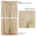 thumbnail image 3 of Pantalones Largos De Mujer, Pantalones Casuales De Pierna Ancha Para Mujer Con Estilo Para Fiesta, 3 of 5