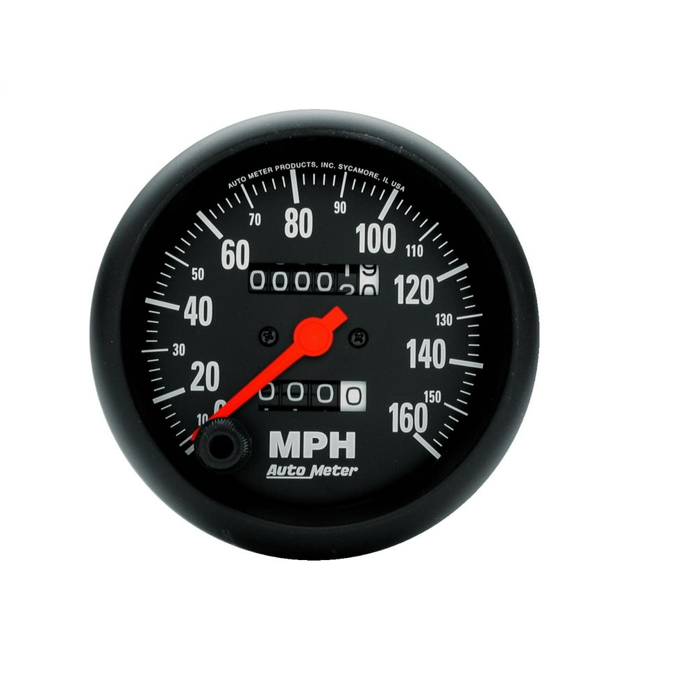 AutoMeter 2694 ZSeries InDash Mechanical Speedometer 3 3/8" 160 MPH