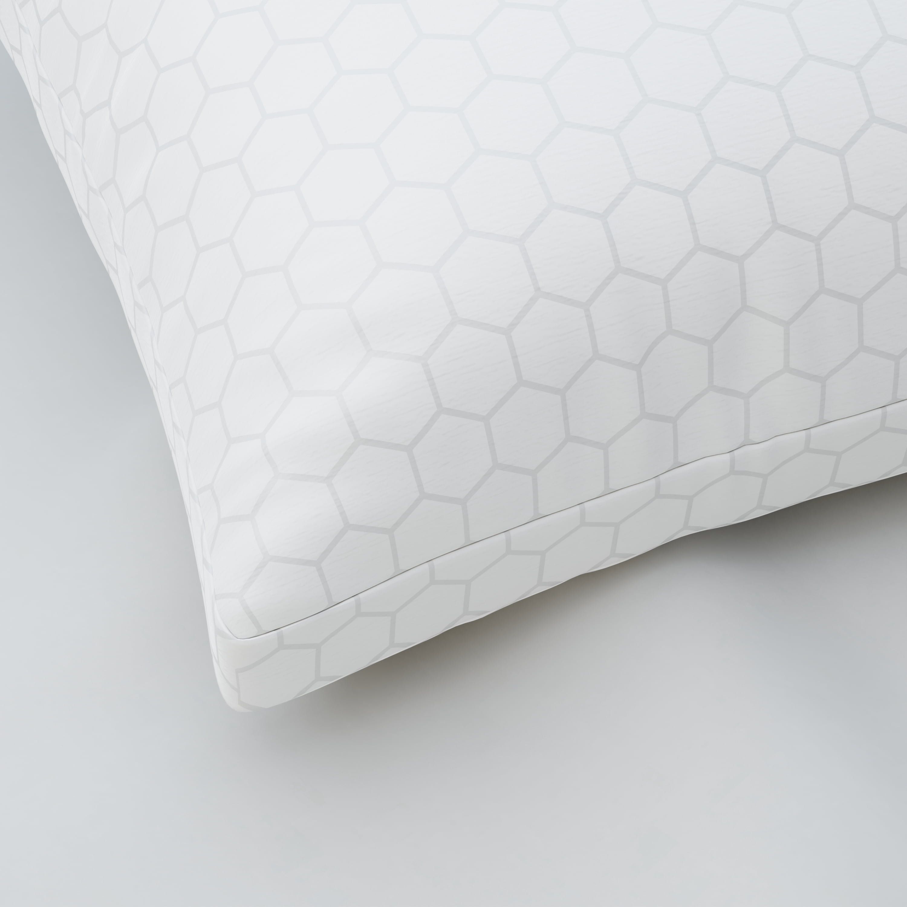 Sealy Essentials All Positions Bed Pillow, Standard- Hexagon Pattern, Firm, Back, Stomach, and Side Sleeper (2 Count)