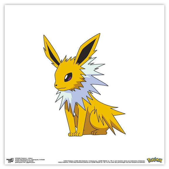 Gallery Pops Pokemon - Umbreon Wall Art, Unframed Version, 12" x 12"