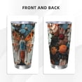 thumbnail image 3 of Fotbe Butterfly and Bloom Beauty Pattern 20 oz Tumbler Stainless Steel Vacuum Insulated Coffee Ice Cup Double Wall Travel Flask Leak-proof Coffee Cup-Straw Two-piece Set, 3 of 8