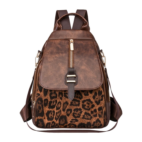 RFQWOVSR Floral Print Vintage Casual Backpack Large Capacity Fashion Outdoor School Bag