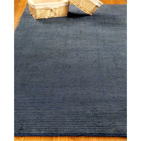 Petra Natural - Natural Area Rugs Wool Petra Navy Area Rug