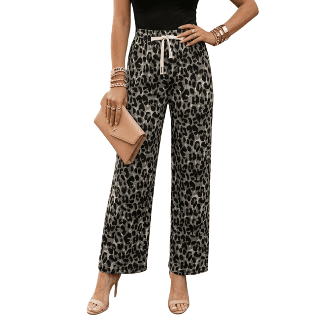 Pants Mujer Corte Ancho Unitalla Diseño Moderno y Fresco para Verano