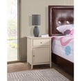 thumbnail image 2 of Knubmt Nightstand with 1 Drawer and 1 Door Cabinet, Wood Beside Table for Home, Bedroom, Beige, 2 of 4