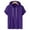 Purple, variant on Bzhegqhd Men's Short Sleeve Hoodie Pullover,Solid Color Casual Athletic Draped Fit Lightweight Cotton Blend Top