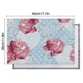 thumbnail image 6 of Pioneer Flower Floral Print Pattern Summer Placemats Table Placemats Set Of 4-Linen Kitchen Washable Placemats Table Mats 12x18 Inch Non-Slip Heat Resistant, 6 of 6