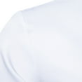 thumbnail image 3 of WREESH Men's Trendy Stand Collar Dress Shirts Casual Button Down Long Sleeve Solid Color Shirts White, 3 of 9