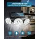 thumbnail image 2 of Lámpara solar para exteriores, 70 LED con sensor de movimiento, resistente al agua IP65, luz solar de pared giratoria de 360° para balcones y jardines., 2 of 5