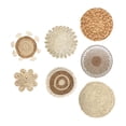 thumbnail image 3 of Cesta de pared tejida para colgar, manteles individuales tejidos, manteles individuales para cena, mantel, decoración de pared para café, taza, hotel, 3 of 7