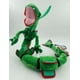 thumbnail image 4 of Muñeco de peluche verde con forma de dragón negro sentado vacío dividido, dragón negro con esqueleto, 80 cm, 4 of 6