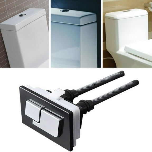 BLUESON Dual Flush Toilet Push Button Tank Water Saving Valves Discharge Switch Buttons