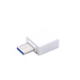 thumbnail image 3 of 2Pcs USB Convertisseur Plug and Play Transmission Rapide Universel USB à Type-c / Micro Connecteur pour Téléphone Intelligent Blanc Type-c, 3 of 3