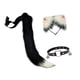 thumbnail image 5 of Conjunto de orejas de gato: diadema, orejas, cola y collar. Accesorios de disfraz de animal de peluche para cosplay. Estilo B, 5 of 9