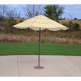 Mainstays Hillwood 7 Black Half Round Patio Umbrella Walmart Com