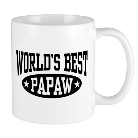 

CafePress - World s Best Papaw Mug - Ceramic Coffee Tea Novelty Mug Cup 11 oz
