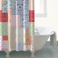 thumbnail image 4 of Pioneer Flower Floral Print Pattern Shower Curtain 72"x72" ,Bathroom Decorative Shower Curtains Set with 12 Hooks,Modern Waterproof Washable Shower Curtain, 4 of 6