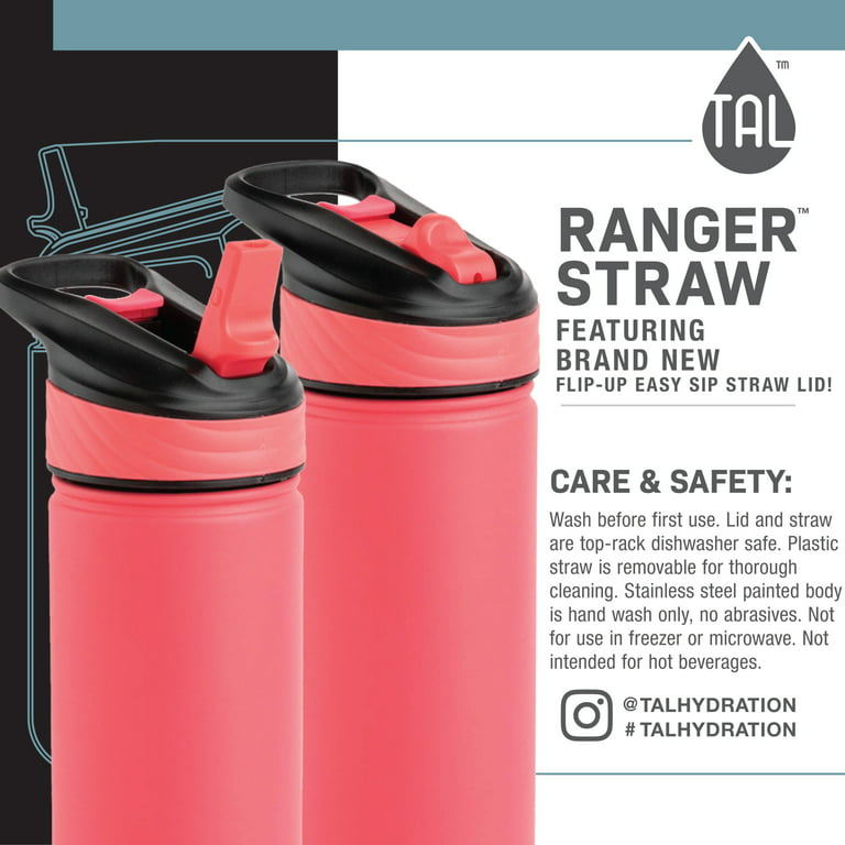 Tal Stainless Steel Ranger Water Bottle - Pink - 64 fl oz