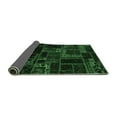 thumbnail image 2 of Ahgly Company Indoor Square Oriental Emerald Green Modern Area Rugs, 3' Square, 2 of 4