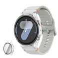 thumbnail image 2 of HOMEYA Case for Samsung Galaxy Watch 7 44mm,360°Protective Hard PC Bumper with Tempered Glass Screen Protector for Galaxy Watch 7 44mm,Clear, 2 of 9