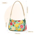 thumbnail image 3 of Grapefruits Pears LemonsWomen Small Shoulder Bag Crossbody Tote Hobo Bags Purse Clutch Handbags with Chain Strap for Women, 3 of 7
