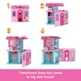 thumbnail image 6 of Barbie Chelsea Pop-Up Doll House with Doll & 15+ Accessories, House Expands to 17+ x 13+ inches, 6 of 8