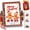 1pc-d, variant on Christmas Gift Card Books for Adults Spiral Bound Holder with Ten Sheets Playful artwork helps arrange separate presents for easy sharing during family exchanges, office parties, and seasonal events