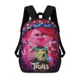 thumbnail image 1 of Movie Trolls World Tour Backpack Casual Daypack School Bag Backpack Satchel Rucksack Shoulder, 1 of 5