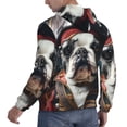 thumbnail image 6 of Daiia Pirate Bulldog On Deck for Men's Fashion Hoodies & Sweatshirts with Kangaroo Pocket Hooded Sweatshirt Breathable & Moisture Wicking-X-Large, 6 of 7