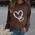 thumbnail image 2 of Kaemgyyd Womens Crew Neck Sweatshirts Casual Loose Long Sleeve Tops Fashion Lightweight Print Pullover, 2 of 4