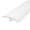 White, variant on Outwater T-Molding 1-5/8 Inch White Flexible Polyethylene Center Barb Tee Moulding 25 Foot Coil