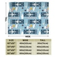 thumbnail image 3 of Kll Fleece Blanket Plush Throw Blanket Airplanes And Aviation Signs,Soft Fuzzy Cozy Flannel Blanket For Couch Sofa Bed.(60"X50"), 3 of 9