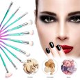 thumbnail image 1 of 10pcs Pinceles de maquillaje Set Blush Blending Foundation Sombra de ojos Corrector Cosmético Likrtyny Cuidado Belleza, 1 of 9