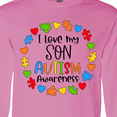 thumbnail image 4 of Inktastic I Love my Son Autism Awareness Long Sleeve T-Shirt, 4 of 5