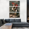 thumbnail image 2 of ARTCANVAS Napoleon Crossing the Alps Canvas Art Print by Jacques Louis David - Size: 60" x 40" (0.75" Deep) (3-Piece), 2 of 9