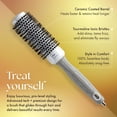 thumbnail image 2 of Ceramic + Ion Round Thermal Hair Brush - Not Electrical - Professional Blowout Brush for Normal to Thick Hair, 2 of 4