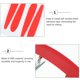 thumbnail image 3 of MERRYHAPY Ala Trasera Universal Para En ABS Rojo Ideal Para Manejo Y Estabilidad, 3 of 8