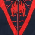 thumbnail image 3 of Marvel Spider-Man Miles Morales Full Zip Up Hoodie (Boys), Sizes 2T-7, 3 of 4