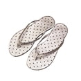 thumbnail image 7 of Narveanno Slim Flip Flops for Women, Ladies Shower Slippers Flat Sandals for Summer Bathroom Beach Pool, Lightweight Basic Thongs Rubber Soft Slide Slip-on Shoes Silver 8.5, 7 of 7