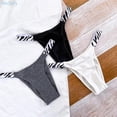thumbnail image 2 of Tanga Sexy Para Mujeres Ropa Interior Suave Sin Costuras Color Sólido Bragas Lencería Femenina, 2 of 4
