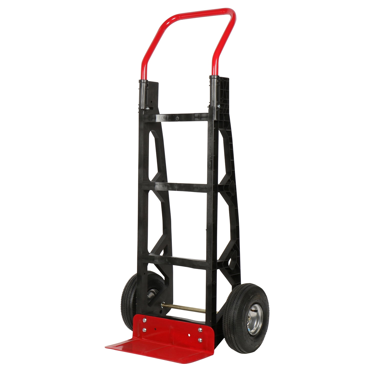 Milwaukee 40610 50" Black/Red Nylon Hand Truck With 10" Wheels