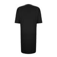 thumbnail image 6 of fatyb Women's 2025 Summer Dresses Short Sleeve Casual Tshirt Dresses Crew Neck Loose Plain Long Dresses, 6 of 6