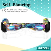 Gotrax Edge Hoverboard for Kids Adults, 6.5 Tires 6.2mph & 2.5 Miles Self Balancing Scooter, Galaxy