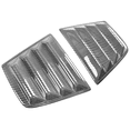 thumbnail image 3 of Ikon Motorsports Compatible with 11-23 Dodge Charger V2 Style Rear Quarter Side Window Louvers Scoop Cover Vent Carbon Fiber Print 2011 2012 2013 2014 2015 2016 2017 2018 2019 2020, 3 of 8