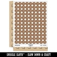 thumbnail image 2 of Rocks Cairn Pile of Stones Hiking Trail Marker Round Sticker Set - Brown - Matte Finish - 0.50" Size, 2 of 3