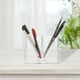 thumbnail image 3 of WORGEOUS Soportes acrílicos de acrílico Soporte de cepillo de maquillaje Desk Soporte de lápiz de lápiz Papencerio de almacenamiento de almacenamiento, 3 of 7