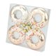 thumbnail image 2 of 4 piezas de decoración navideña colgante de donut para puerta de oficina Champán, 2 of 9