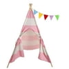 YeekTok 4 Small Bunting with External Shutter Built-In Pocket Pink Stripes