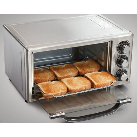 Hamilton Beach 31511 Stainless Steel 6-Slice Toaster Oven - Walmart.com