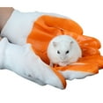 thumbnail image 3 of Pair of Animals Handling Protection Gloves Thicken Anti-Bite Scratch Gardening Wild Animals Protection Gloves for Hamster Small Pet Raising Supplies (White), 3 of 6